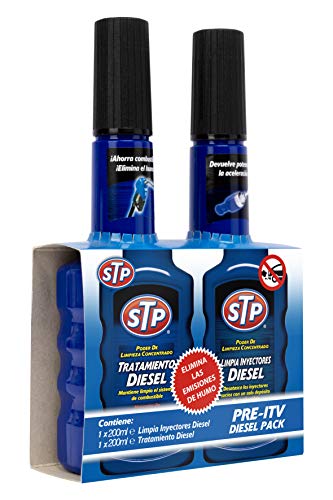 STP ZSTP04 Kit pre-ITV con Limpia Inyectores Coches Diésel, 200 ml