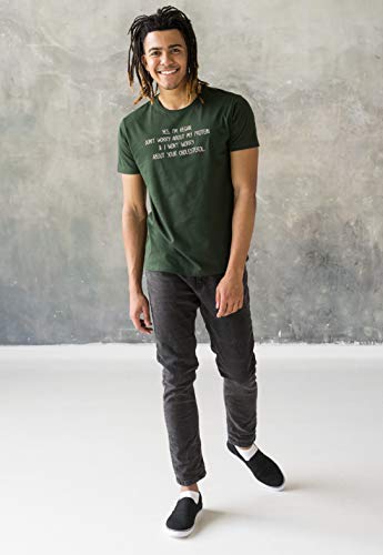 Strand Clothing Playera Vegana con proteína Vegetal, algodón orgánico para Hombre y Mujer Verde Verde M