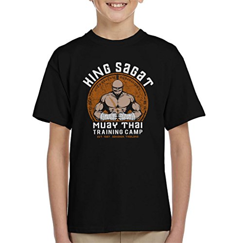 Street Fighter King Sagat Muay Thai Training Camp Kid's T-Shirt