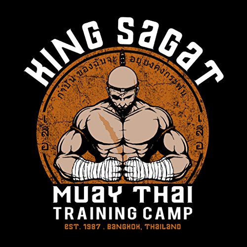 Street Fighter King Sagat Muay Thai Training Camp Kid's Varsity Jacket