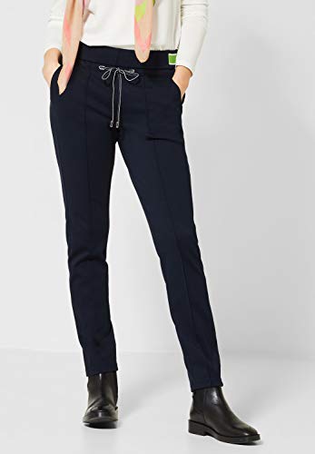 Street One 372777 Bonny Loose Fit Pantalones, Azul (Deep Blue 11238), W34/L30 (Talla del Fabricante: 34) para Mujer Street One 372777 Bonny Loose Fit Pantalones, Azul (Deep Blue 11238), W34/L30 (Talla del Fabricante: 34) para Mujer