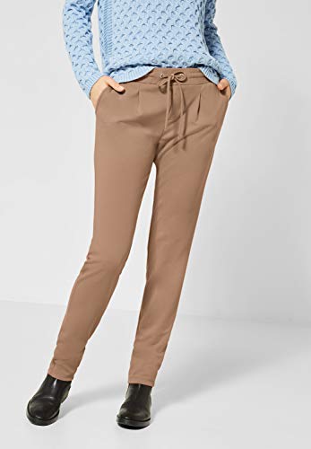 Street One 372820 Fay Loose Fit Pantalones, Marrón (Braun), W38/L30 (Talla del Fabricante: 38) para Mujer