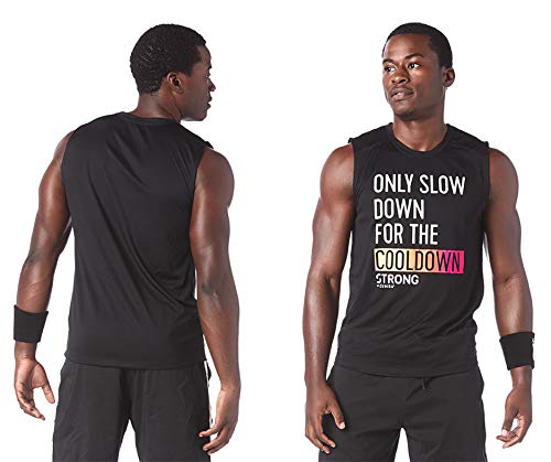 STRONG by Zumba Camiseta sin Mangas de Entrenamiento con siseño gráfico para Hombre X-Grande (Negro) STRONG by Zumba Camiseta sin Mangas de Entrenamiento con siseño gráfico para Hombre X-Grande (Negro)