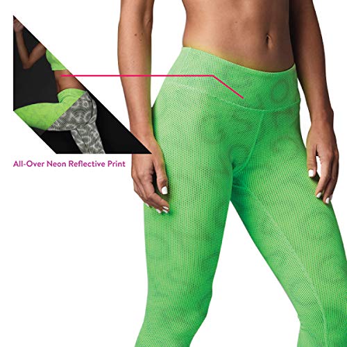 STRONG by Zumba Leggings de compresión resistentes para mujer, para entrenamiento, gimnasio, fitness, anticelulitis. - verde - X-Small