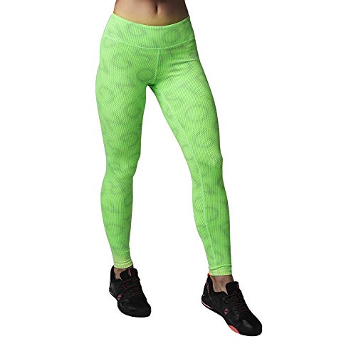 STRONG by Zumba Leggings de compresión resistentes para mujer, para entrenamiento, gimnasio, fitness, anticelulitis. - verde - X-Small