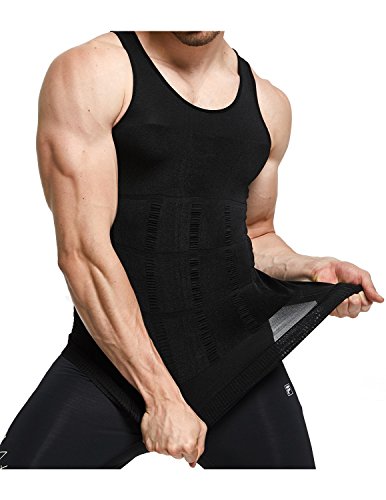 STTLZMC Faja Chaleco Hombre Adelgazante Reductora Compresion Elástica de Ropa Interior M-XXXL,Negro,Large STTLZMC Faja Chaleco Hombre Adelgazante Reductora Compresion Elástica de Ropa Interior M-XXXL,Negro,Large