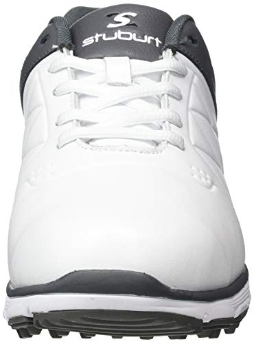Stuburt Golf SBSHU1124 Evolve II Dri - Zapatos de Golf Impermeables sin Clavos, Hombre, Zapatos de Golf, SBSHU1124, Blanco Gris, 44