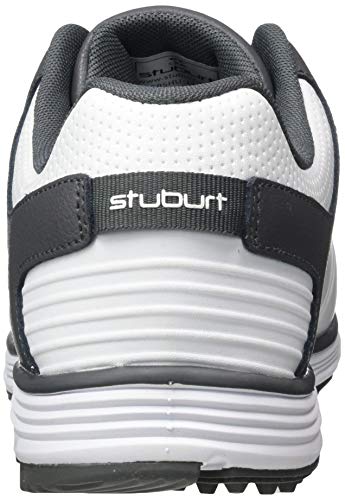 Stuburt Golf SBSHU1124 Evolve II Dri - Zapatos de Golf Impermeables sin Clavos, Hombre, Zapatos de Golf, SBSHU1124, Blanco Gris, 44 Stuburt Golf SBSHU1124 Evolve II Dri - Zapatos de Golf Impermeables sin Clavos, Hombre, Zapatos de Golf, SBSHU1124, Blanco Gris, 44