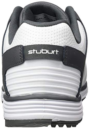 Stuburt Golf SBSHU1124 Evolve II Dri - Zapatos de Golf Impermeables sin Clavos, Hombre, Zapatos de Golf, SBSHU1124, Blanco Gris, 44