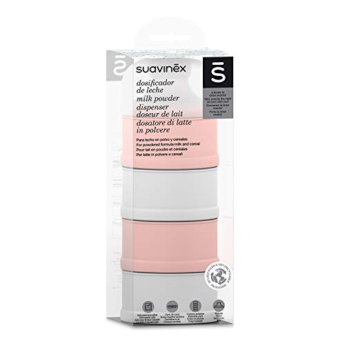 Suavinex 306763 Dosificador de Leche en Polvo y Cereales, Rosa Suavinex 306763 Dosificador de Leche en Polvo y Cereales, Rosa