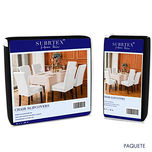 subrtex Funda Sillas Comedor Elasticas Fundas para Sillas Respaldo Alto Forros de Sillas de Comedor Universal (Pack de 2, Armada) subrtex Funda Sillas Comedor Elasticas Fundas para Sillas Respaldo Alto Forros de Sillas de Comedor Universal (Pack de 2, Armada)