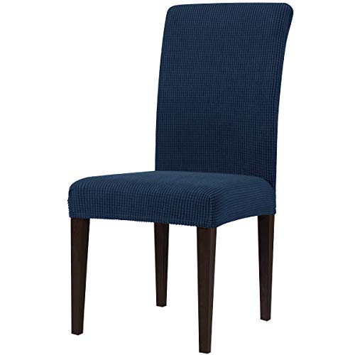 subrtex Funda Sillas Comedor Elasticas Fundas para Sillas Respaldo Alto Forros de Sillas de Comedor Universal (Pack de 2, Armada) subrtex Funda Sillas Comedor Elasticas Fundas para Sillas Respaldo Alto Forros de Sillas de Comedor Universal (Pack de 2, Armada)
