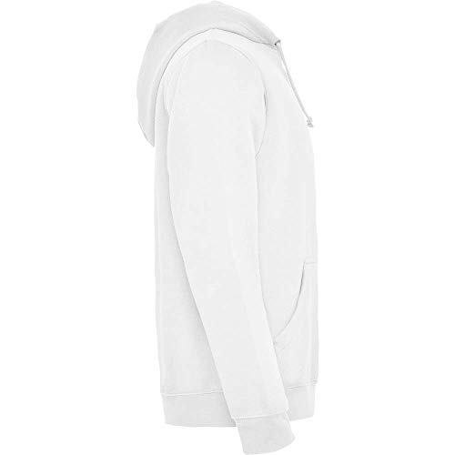 Sudadera Blanca con Capucha para Hombre (S)