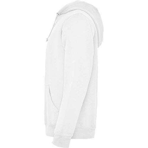 Sudadera Blanca con Capucha para Hombre (S)