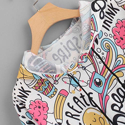 Sudadera con Capucha Invierno Mujer impresión Pullover Casuales Hoodie Hiphop Sudadera Oversize Street Fashion Adolescentes Chica Tops Chaqueta Suéter riou Sudadera con Capucha Invierno Mujer impresión Pullover Casuales Hoodie Hiphop Sudadera Oversize Street Fashion Adolescentes Chica Tops Chaqueta Suéter riou