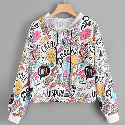 Sudadera con Capucha Invierno Mujer impresión Pullover Casuales Hoodie Hiphop Sudadera Oversize Street Fashion Adolescentes Chica Tops Chaqueta Suéter riou Sudadera con Capucha Invierno Mujer impresión Pullover Casuales Hoodie Hiphop Sudadera Oversize Street Fashion Adolescentes Chica Tops Chaqueta Suéter riou