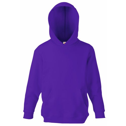 Sudadera con capucha para niños (unisex), de la marca Fruit of the Loom, Niños, color sunflower, tamaño 9-11 Años