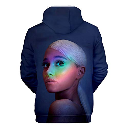 Sudadera De Mujer Jersey Informal Suelto Sudadera con Capucha Y Estampado 3D De Ariana Grande Sudadera De Manga Larga Dulce Linda Niña