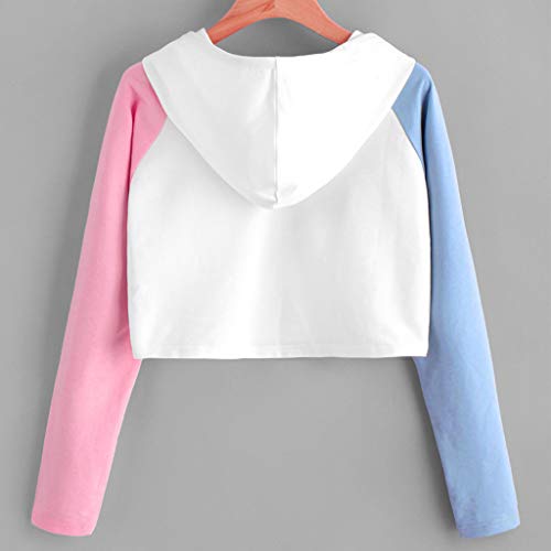 Sudadera Mujer Corta, K-Youth Kawaii Sudaderas Adolescentes Chicas Tumblr Sudadera con Capucha Mujer Invierno Deportivas Sudaderas Cortas Mujer Crop Top Ropa de Mujer Chandal Niña Blusa (Rosa-H, M) Sudadera Mujer Corta, K-Youth Kawaii Sudaderas Adolescentes Chicas Tumblr Sudadera con Capucha Mujer Invierno Deportivas Sudaderas Cortas Mujer Crop Top Ropa de Mujer Chandal Niña Blusa (Rosa-H, M)