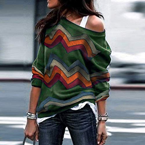 Sudadera para Mujer,Moda Manga Larga Casual Fuera del Hombro Sudaderas Cortos Cuello Redondo Jersey Mujer Otoño Primavera Blusa Tops Tumblr Suéter Mujer Abrigo Deportiva vpass Sudadera para Mujer,Moda Manga Larga Casual Fuera del Hombro Sudaderas Cortos Cuello Redondo Jersey Mujer Otoño Primavera Blusa Tops Tumblr Suéter Mujer Abrigo Deportiva vpass