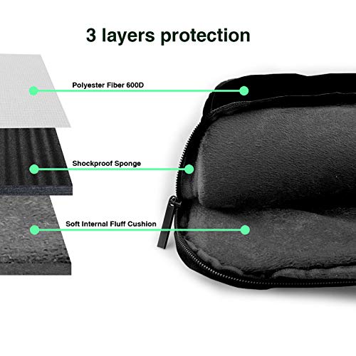 Sueco Dala Horse Folk Pattern Fashion Laptop Case Laptop Shoulder Messenger Bag Funda para 15.6 Pulgadas