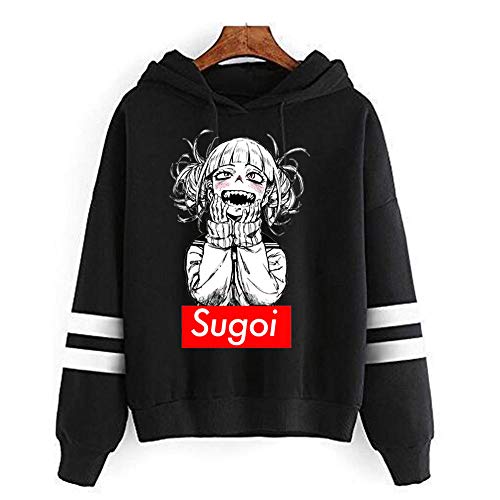 Suéter de Mujer, My Hero Academia Todoroki Anime Pullover Tops Himiko Toga Sudaderas Boku No Hero Academia Izuku Midoriya Hoodies