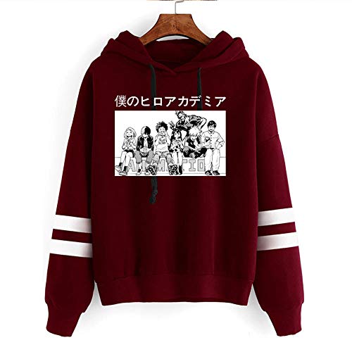 Suéter de Mujer, My Hero Academia Todoroki Anime Pullover Tops Himiko Toga Sudaderas Boku No Hero Academia Izuku Midoriya Hoodies