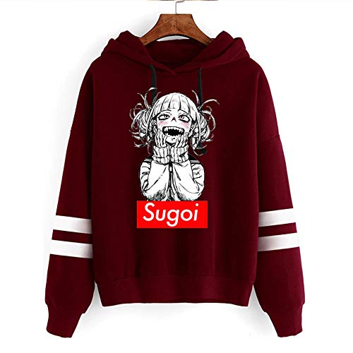 Suéter de Mujer, My Hero Academia Todoroki Anime Pullover Tops Himiko Toga Sudaderas Boku No Hero Academia Izuku Midoriya Hoodies