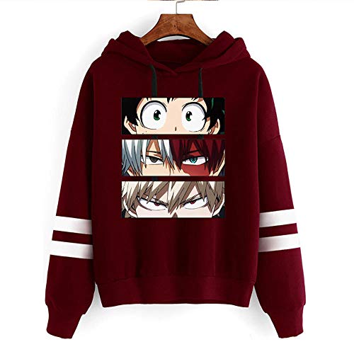 Suéter de Mujer, My Hero Academia Todoroki Anime Pullover Tops Himiko Toga Sudaderas Boku No Hero Academia Izuku Midoriya Hoodies Suéter de Mujer, My Hero Academia Todoroki Anime Pullover Tops Himiko Toga Sudaderas Boku No Hero Academia Izuku Midoriya Hoodies