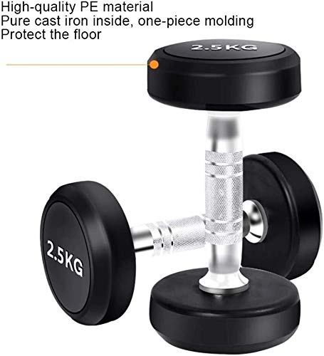 Suge Mancuerna Peso de la Mano con Barra Pesas Gimnasio Goma Encased Metal manijas Fuerza Peso Hierro 5Kg 10Kg 15Kg 20KG 25KG (Color : 5KG/11lbs) Suge Mancuerna Peso de la Mano con Barra Pesas Gimnasio Goma Encased Metal manijas Fuerza Peso Hierro 5Kg 10Kg 15Kg 20KG 25KG (Color : 5KG/11lbs)