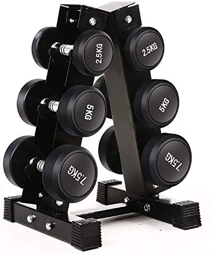 Suge Mancuerna Peso de la Mano con Barra Pesas Gimnasio Goma Encased Metal manijas Fuerza Peso Hierro 5Kg 10Kg 15Kg 20KG 25KG (Color : 5KG/11lbs) Suge Mancuerna Peso de la Mano con Barra Pesas Gimnasio Goma Encased Metal manijas Fuerza Peso Hierro 5Kg 10Kg 15Kg 20KG 25KG (Color : 5KG/11lbs)