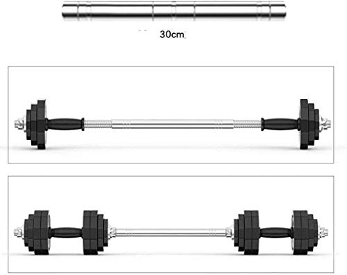 Suge Pesas 30 kg Mancuernas consigna Ajustable con Mancuernas for Gimnasio en casa Culturismo Entrenamiento Pesas