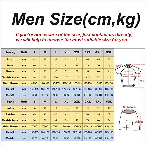 SUHINFE Conjunto Ropa Equipacion, Ciclismo Maillot y Culotte Pantalones Cortos con 5D Gel Pad para Verano Deportes al Aire Libre Ciclo Bicicleta SUHINFE Conjunto Ropa Equipacion, Ciclismo Maillot y Culotte Pantalones Cortos con 5D Gel Pad para Verano Deportes al Aire Libre Ciclo Bicicleta