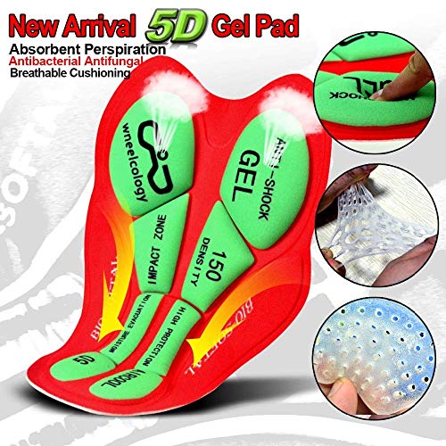 SUHINFE Traje Ciclismo Hombre para Verano, Ciclismo Maillot y Culotte Ciclismo Culote Bicicleta con 5D Gel Pad para Deportes al Aire Libre Ciclo Bicicleta