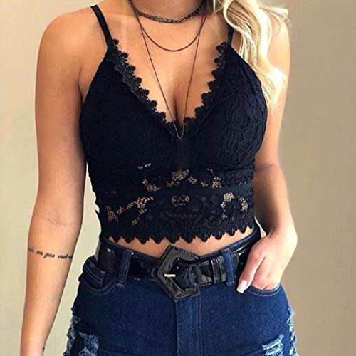 Sujetador Deportivo Tops de Yoga Correr Gimnasio para Mujer Sujetador de Encaje Elasticidad Blando Sujetadores Top con Acolchado Sujetador sin Aros para Mujer Luckycat Sujetador Deportivo Tops de Yoga Correr Gimnasio para Mujer Sujetador de Encaje Elasticidad Blando Sujetadores Top con Acolchado Sujetador sin Aros para Mujer Luckycat