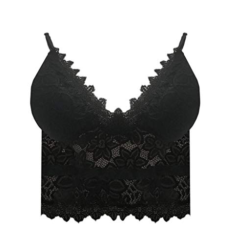 Sujetador Deportivo Tops de Yoga Correr Gimnasio para Mujer Sujetador de Encaje Elasticidad Blando Sujetadores Top con Acolchado Sujetador sin Aros para Mujer Luckycat Sujetador Deportivo Tops de Yoga Correr Gimnasio para Mujer Sujetador de Encaje Elasticidad Blando Sujetadores Top con Acolchado Sujetador sin Aros para Mujer Luckycat
