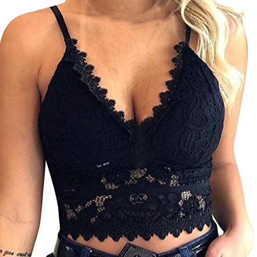Sujetador Deportivo Tops de Yoga Correr Gimnasio para Mujer Sujetador de Encaje Elasticidad Blando Sujetadores Top con Acolchado Sujetador sin Aros para Mujer Luckycat Sujetador Deportivo Tops de Yoga Correr Gimnasio para Mujer Sujetador de Encaje Elasticidad Blando Sujetadores Top con Acolchado Sujetador sin Aros para Mujer Luckycat