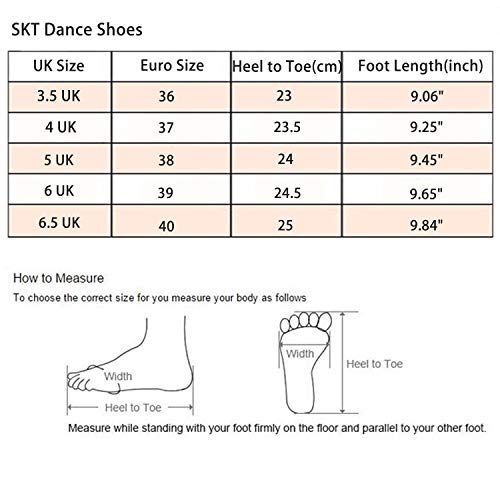 SUKUTU La Danza Atractiva del Jazz de la Salsa de Las Nuevas Mujeres del Estilo Baila el Baile de salón Latino del Partido del Tango Que los Altos Talones SU015 (9.84"/40EUR, Rosado) SUKUTU La Danza Atractiva del Jazz de la Salsa de Las Nuevas Mujeres del Estilo Baila el Baile de salón Latino del Partido del Tango Que los Altos Talones SU015 (9.84"/40EUR, Rosado)