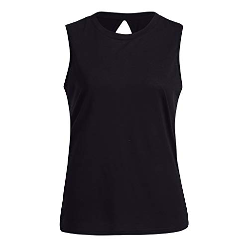 Sulifor Ropa de Yoga para Mujer,Ideal para Deporte Entrenamiento, Chaleco de Verano de Playa,Camiseta sin Mangas Casual