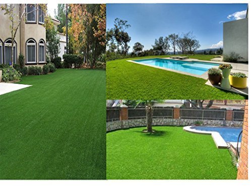 Sumc Césped artificial para jardín, balcón, altura de la fibra 30 mm, césped de plástico, alfombra, verde, 100 x 200 cm Sumc Césped artificial para jardín, balcón, altura de la fibra 30 mm, césped de plástico, alfombra, verde, 100 x 200 cm