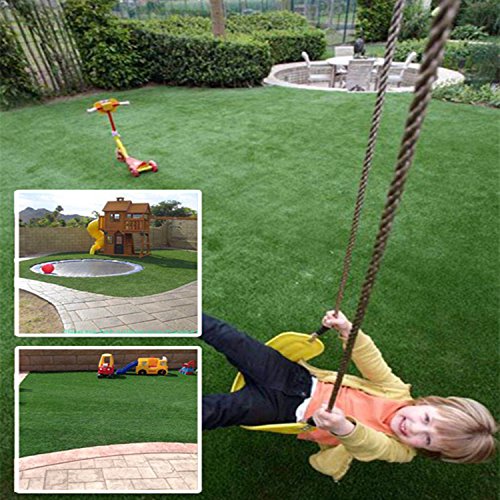 Sumc Césped artificial para jardín, balcón, altura de la fibra 30 mm, césped de plástico, alfombra, verde, 100 x 200 cm Sumc Césped artificial para jardín, balcón, altura de la fibra 30 mm, césped de plástico, alfombra, verde, 100 x 200 cm