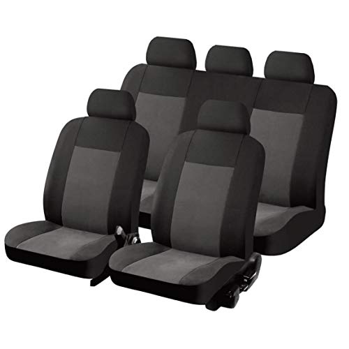 Sumex CAR+ FUNDBAS - Funda de Asiento Universal Texas, color Gris y Negro (Juego de 11) Sumex CAR+ FUNDBAS - Funda de Asiento Universal Texas, color Gris y Negro (Juego de 11)