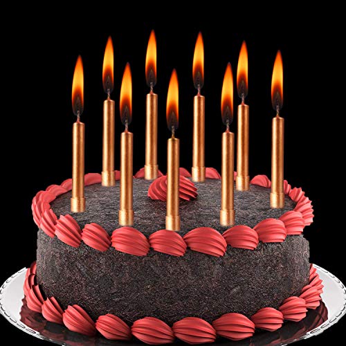 Sumind Velas de Tartas de Cumpleaños 24 Piezas Velas de Fiesta para la Mayoría de Ocasiones (Dorado Rosado) Sumind Velas de Tartas de Cumpleaños 24 Piezas Velas de Fiesta para la Mayoría de Ocasiones (Dorado Rosado)