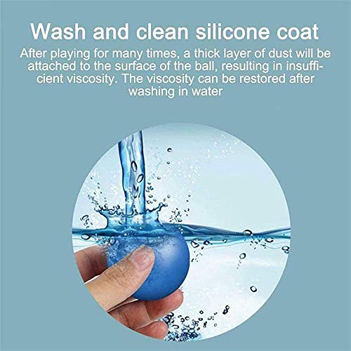 SUNHAON Bolas de Pared Adhesivas Juguetes de descompresión Bolas Brillantes, Juguetes Ejercicio Manual para TDAH, TOC, ansiedad 5 Piezas de Color enviadas al Azar SUNHAON Bolas de Pared Adhesivas Juguetes de descompresión Bolas Brillantes, Juguetes Ejercicio Manual para TDAH, TOC, ansiedad 5 Piezas de Color enviadas al Azar