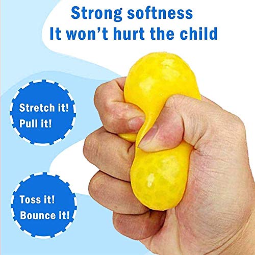 SUNHAON Bolas de Pared Adhesivas Juguetes de descompresión Bolas Brillantes, Juguetes Ejercicio Manual para TDAH, TOC, ansiedad 5 Piezas de Color enviadas al Azar SUNHAON Bolas de Pared Adhesivas Juguetes de descompresión Bolas Brillantes, Juguetes Ejercicio Manual para TDAH, TOC, ansiedad 5 Piezas de Color enviadas al Azar