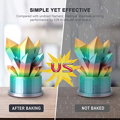 SUNLU Caja Soporte Secadora de Filamento 3D, Mantiene el Filamento Seco Durante la Impresión 3D, Caja Seca Almacenamiento Filamento Impresora 3D Compatible con Filamento de 1.75mm, 2.85mm y 3.00mm SUNLU Caja Soporte Secadora de Filamento 3D, Mantiene el Filamento Seco Durante la Impresión 3D, Caja Seca Almacenamiento Filamento Impresora 3D Compatible con Filamento de 1.75mm, 2.85mm y 3.00mm