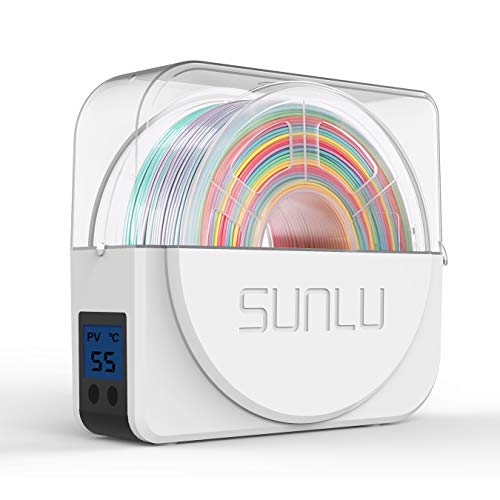 SUNLU Caja Soporte Secadora de Filamento 3D, Mantiene el Filamento Seco Durante la Impresión 3D, Caja Seca Almacenamiento Filamento Impresora 3D Compatible con Filamento de 1.75mm, 2.85mm y 3.00mm SUNLU Caja Soporte Secadora de Filamento 3D, Mantiene el Filamento Seco Durante la Impresión 3D, Caja Seca Almacenamiento Filamento Impresora 3D Compatible con Filamento de 1.75mm, 2.85mm y 3.00mm