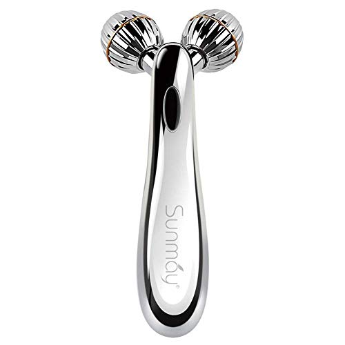 SUNMAY 3D Rodillos Masajeadores Faciales, Microcorriente Cuidado de la piel Masajeador Corporal Facial Herramientas Reafirmantes para Estiramiento Facial en forma de V, Adelgazamiento del Cuerpo SUNMAY 3D Rodillos Masajeadores Faciales, Microcorriente Cuidado de la piel Masajeador Corporal Facial Herramientas Reafirmantes para Estiramiento Facial en forma de V, Adelgazamiento del Cuerpo