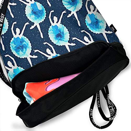 sunminey Bolsa de cuerdamochila con cordón Drawstring Backpack Bag Sport Gym Ballet Dancer Multipurpose For Men Women Cinch Backpack Storage Sackpack For Travel Hiking