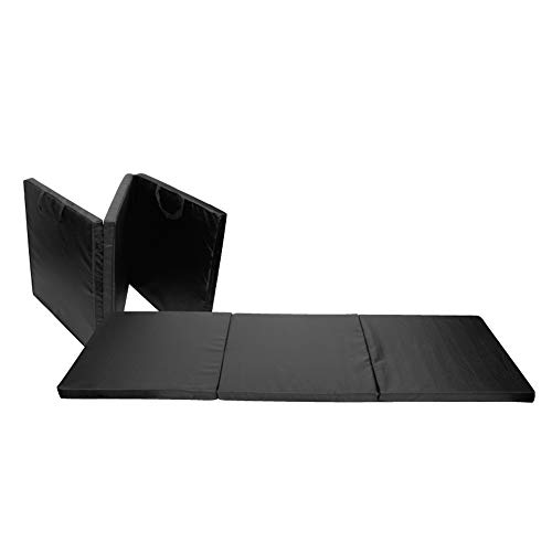 Sunny Health & Fitness Esterilla plegable para yoga, fitness, aeróbic, artes marciales, gimnasio, cardio, extra gruesa, 183 cm x 61 cm x 5 cm Sunny Health & Fitness Esterilla plegable para yoga, fitness, aeróbic, artes marciales, gimnasio, cardio, extra gruesa, 183 cm x 61 cm x 5 cm